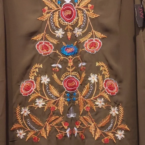 JW Style Embroiderd Dress NWT - Picture 2 of 9